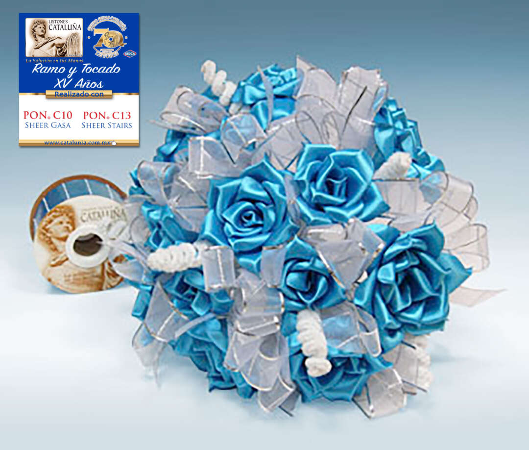 C-10 Sheer Gasa Orilla Plata - Image 2